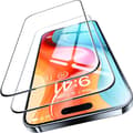 Miniatyrbild 4 av 11: iPhone 16 Plus Skärmskydd 2.5D HD 0,3mm (Svart Ram)