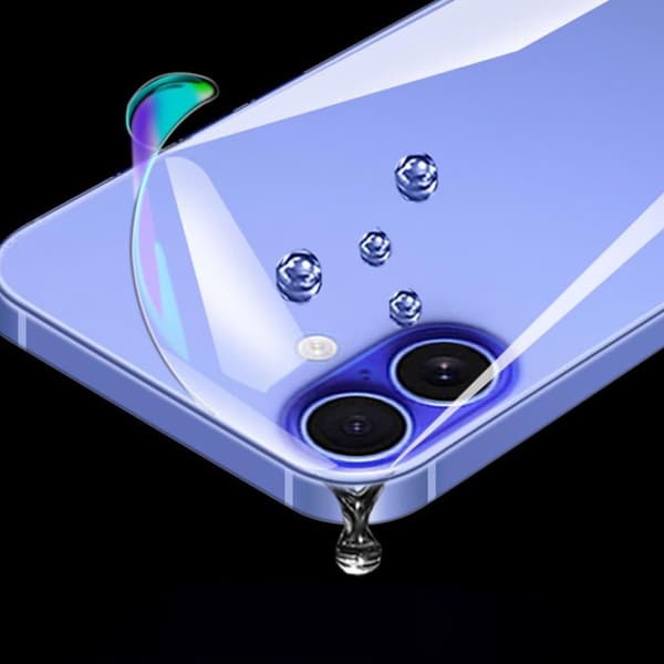 Baksida Hydrogel Skärmskydd HD 0,2mm för iPhone 16 Plus