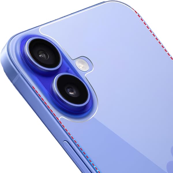 Baksida Hydrogel Skärmskydd HD 0,2mm för iPhone 16 Plus