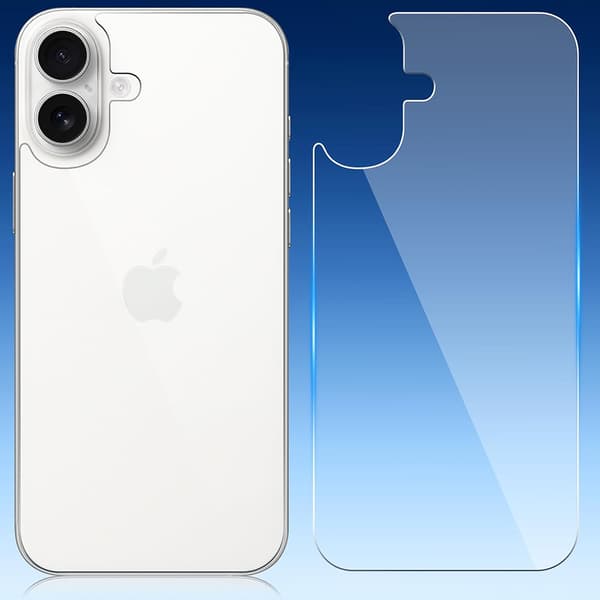 Baksida Hydrogel Skärmskydd HD 0,2mm för iPhone 16 Plus