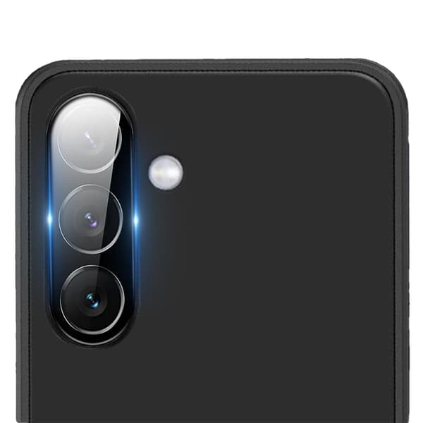 Samsung Galaxy S24 FE 2.5D HD Kameralinsskydd (Svart Ram)