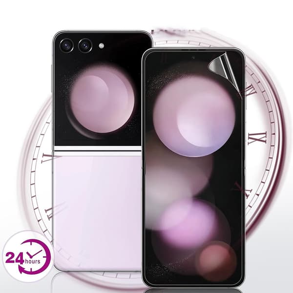 Z Flip 6 - 4-in-1 Skärmskydd & Kameraskydd i Hydrogel