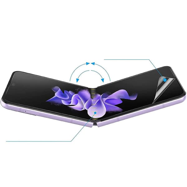 Z Flip 6 - 4-in-1 Skärmskydd & Kameraskydd i Hydrogel