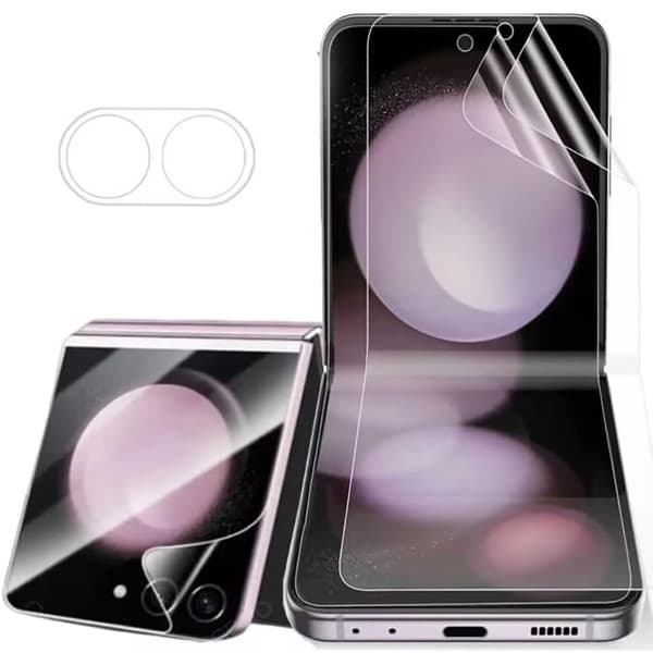 Z Flip 6 - 4-in-1 Skärmskydd & Kameraskydd i Hydrogel