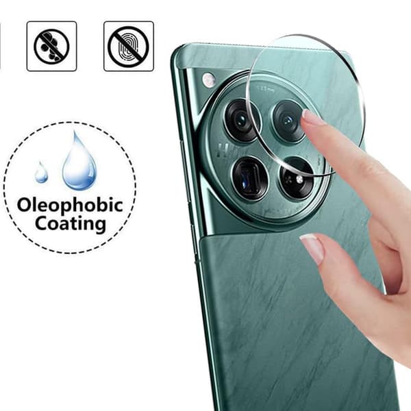 Oneplus 12 Kameralinsskydd Transparent/Clear 0,2mm