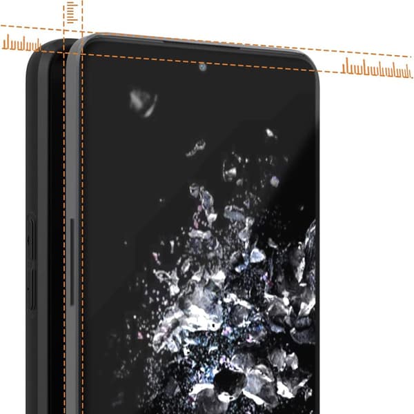 Oneplus Nord CE 3 lite 5G Skärmskydd 2.5D 0,3mm Svart Ram