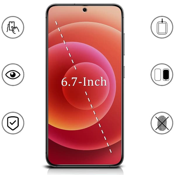 Anti-Spy & HD-Klarhet - Skärmskydd för Samsung Galaxy S24 FE!