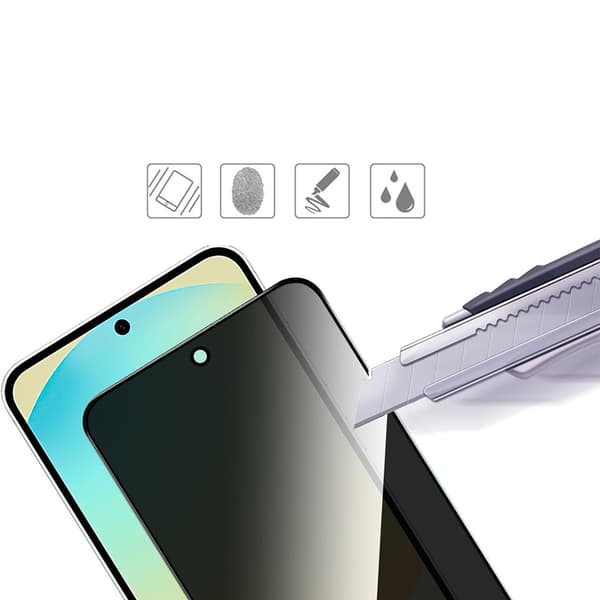 Anti-Spy & HD-Klarhet - Skärmskydd för Samsung Galaxy S24 FE!