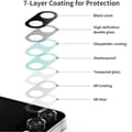 Miniatyrbild 3 av 8: Perfekt Passform - Samsung Galaxy Z Flip 6 Kameralinsskydd
