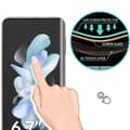Miniatyrbild 5 av 11: Skydda Din Z Flip 6 - 4in1 Hydrogel & 2.5D Kameralinsskydd