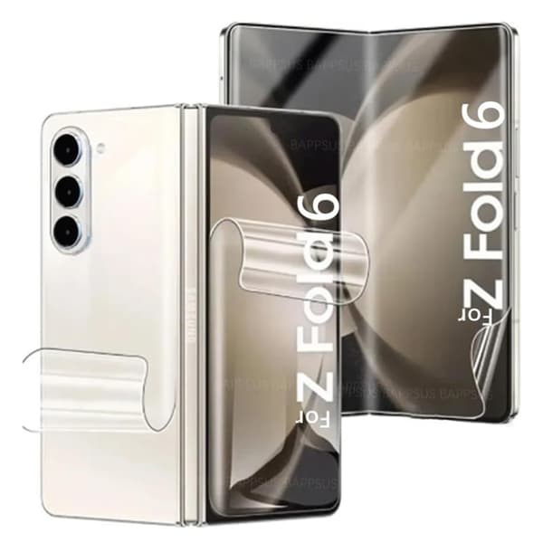 Ultimat skydd för Samsung Galaxy Z Fold 6 - Skärm & baksida i tryggt förvar!