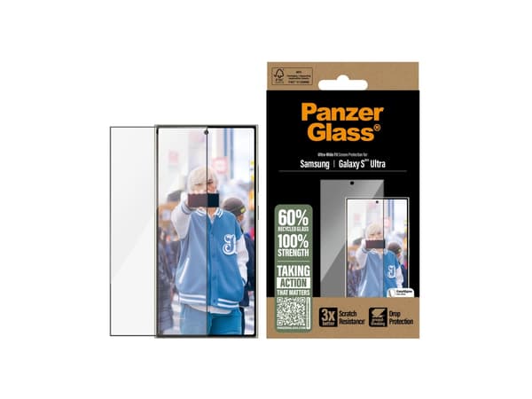 PanzerGlass Screen Protector Samsung Galaxy S25 Ultra Ultra-Wide Fit