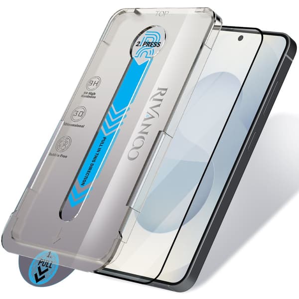 1-Pack Samsung Galaxy S25 Plus Skärmskydd - Härdat Glas | [Automatisk Installation] - Bubbelfritt