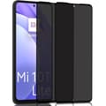 Miniatyrbillede 1 af 7: 2-Pack Xiaomi 10T Lite Privacy Skærmbeskyttelse - Hærdet Glas 9H - Super kvalitet 3D