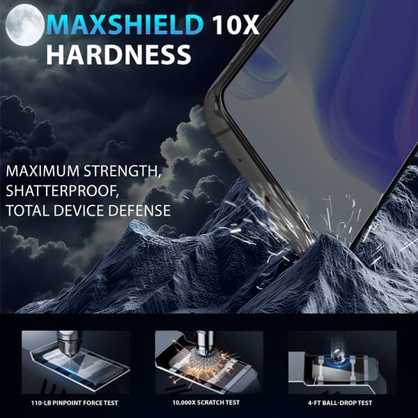 1-Pack Xiaomi 10T Privacy Skärmskydd - Härdat Glas 9H - Super kvalitet 3D