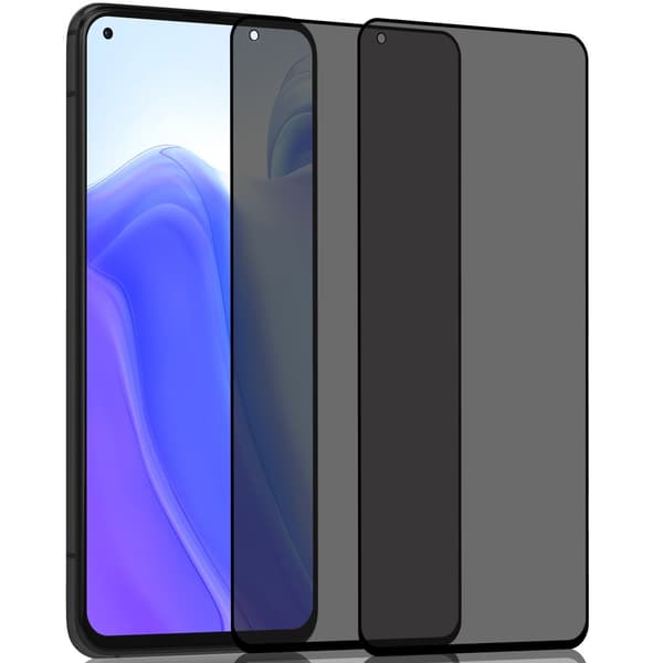 2-Pack Xiaomi 10T Privacy Skærmbeskyttelse - Hærdet Glas 9H - Super kvalitet 3D