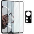 Miniatyrbild 1 av 7: 2-Pack Xiaomi 12T Skärmskydd & 1-Pack linsskydd - Härdat Glas 9H - Super kvalitet 3D
