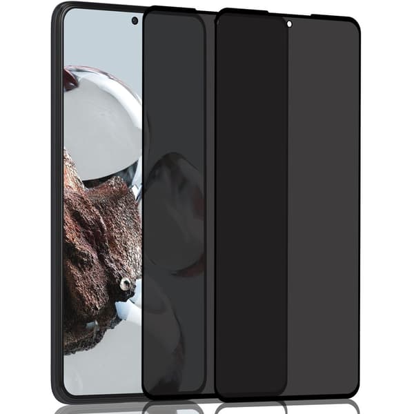 2-Pack Xiaomi 12T Pro Privacy Skärmskydd - Härdat Glas 9H - Super kvalitet 3D