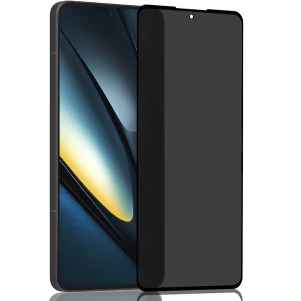 1-Pack Xiaomi Poco F6 Privacy Skærmbeskyttelse - Hærdet Glas 9H - Super kvalitet 3D