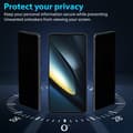 Miniatyrbild 2 av 7: 2-Pack Xiaomi Poco F6 Privacy Skärmskydd - Härdat Glas 9H - Super kvalitet 3D