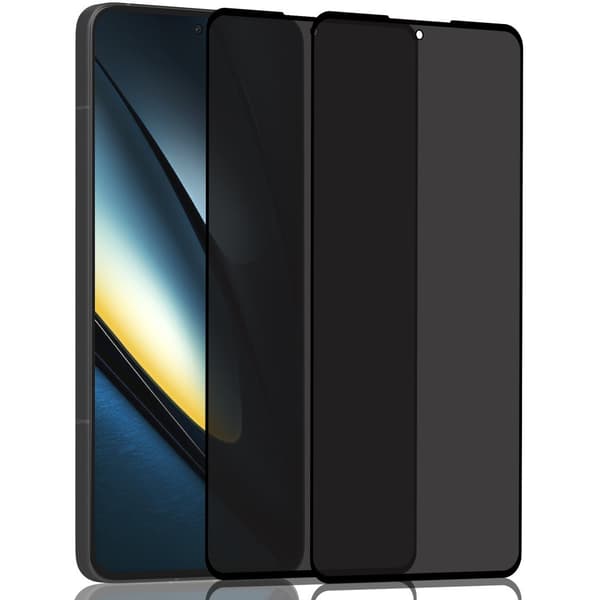 2-Pack Xiaomi Poco F6 Privacy Skärmskydd - Härdat Glas 9H - Super kvalitet 3D