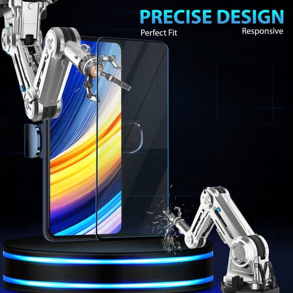 1-Pack Xiaomi Poco X3 Skärmskydd - Härdat Glas 9H - Super kvalitet 3D