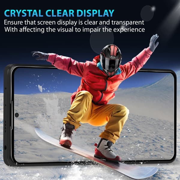 2-Pack Xiaomi Poco X6 Privacy Skærmbeskyttelse - Hærdet Glas 9H - Super kvalitet 3D