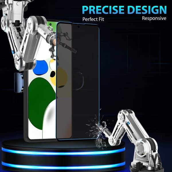 2-Pack Xiaomi Poco X6 Privacy Skærmbeskyttelse - Hærdet Glas 9H - Super kvalitet 3D