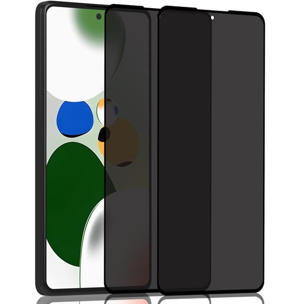 2-Pack Xiaomi Poco X6 Privacy Skærmbeskyttelse - Hærdet Glas 9H - Super kvalitet 3D