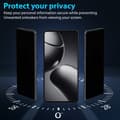 Miniatyrbild 2 av 7: 2-Pack Xiaomi Redmi 14T Pro Privacy Skärmskydd - Härdat Glas 9H - Super kvalitet 3D