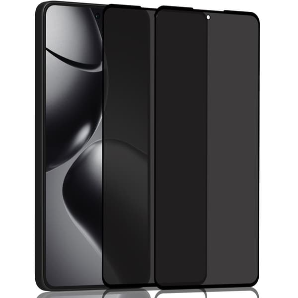 2-Pack Xiaomi Redmi 14T Pro Privacy Skærmbeskyttelse - Hærdet Glas 9H - Super kvalitet 3D