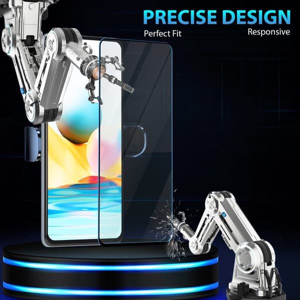 2-Pack Xiaomi Redmi Note 10 Pro Skærmbeskyttelse & 1-Pack linsebeskyttelse - Hærdet Glas 9H - Super kvalitet 3D