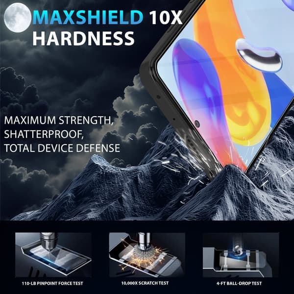 1-Pack Xiaomi Redmi Note 11 Pro Skärmskydd & 1-Pack linsskydd - Härdat Glas 9H - Super kvalitet 3D