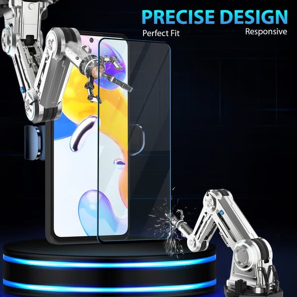 2-Pack Xiaomi Redmi Note 11 Pro Skærmbeskyttelse & 1-Pack linsebeskyttelse - Hærdet Glas 9H - Super kvalitet 3D