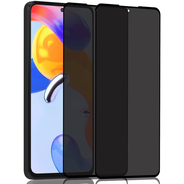 2-Pack Xiaomi Redmi Note 11 Pro Privacy Skärmskydd - Härdat Glas 9H - Super kvalitet 3D
