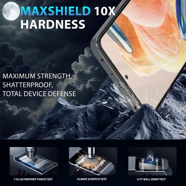 1-Pack Xiaomi Redmi Note 12 Skärmskydd - Härdat Glas 9H - Super kvalitet 3D