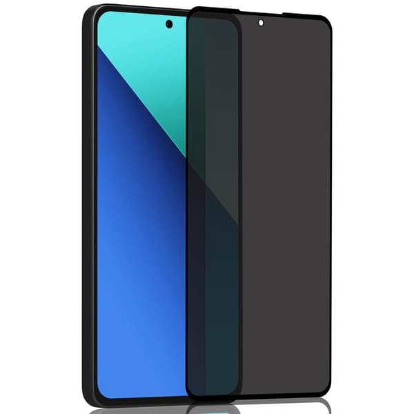 1-Pack Xiaomi Redmi Note 13 Privacy Skærmbeskyttelse - Hærdet Glas 9H - Super kvalitet 3D