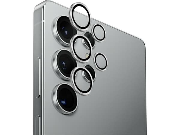 Skyddsglas för telefonkamera UNIQ Optix Aluminium Kameralins Samsung Galaxy S25 Ultra silver