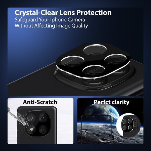 2-Pack Xiaomi Redmi Note 14 Pro Plus Skärmskydd & 2-Pack linsskydd - Härdat Glas 9H - Super kvalitet 3D