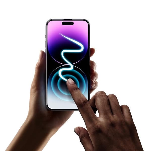 BOOM iPhone 14 Pro Max Privacy Härdat Glas Skärmskydd 2st