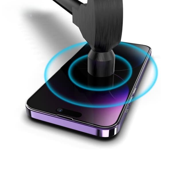 BOOM iPhone 14 Pro Max Privacy Härdat Glas Skärmskydd 2st