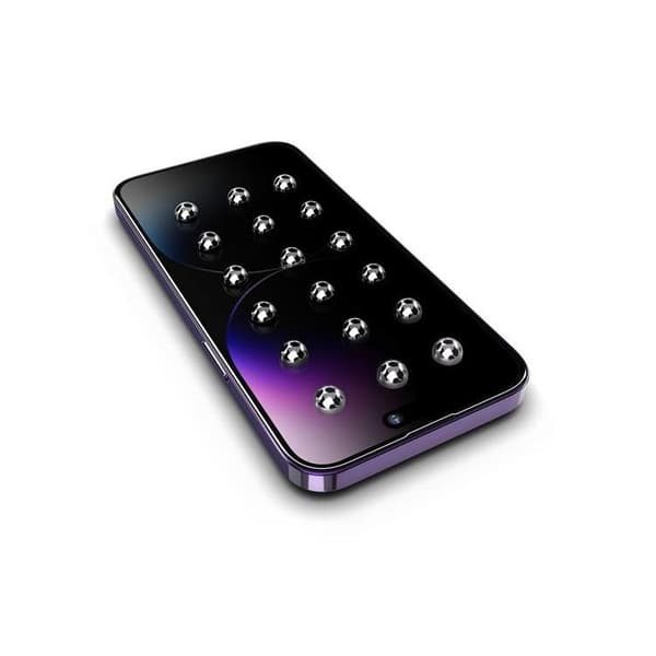 BOOM iPhone 14 Pro Max Privacy Härdat Glas Skärmskydd 2st