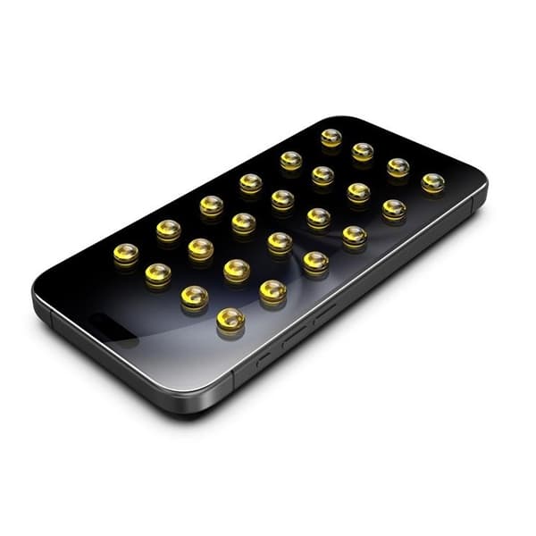 BOOM iPhone 16 Plus Privacy Härdat Glas Skärmskydd 2st