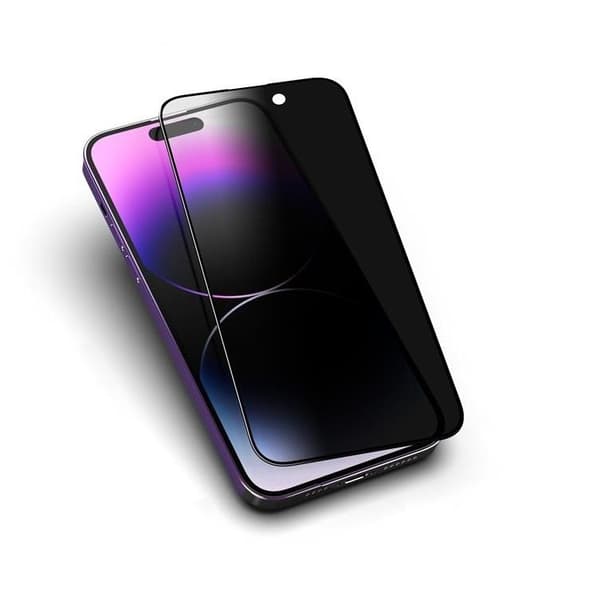 BOOM iPhone 14 Pro Privacy Härdat Glas Skärmskydd 2st