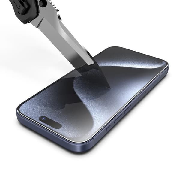 BOOM iPhone 15 Pro Härdat Glas Skärmskydd - 2 Pack