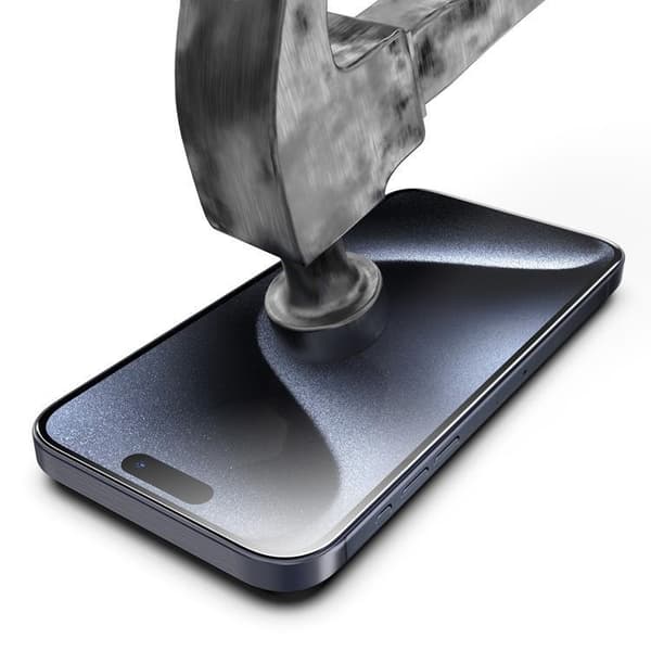 BOOM iPhone 15 Pro Härdat Glas Skärmskydd - 2 Pack