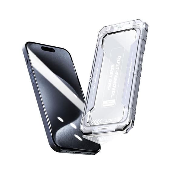 BOOM iPhone 15 Pro Härdat Glas Skärmskydd - 2 Pack