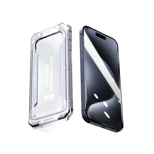 BOOM iPhone 15 Pro Härdat Glas Skärmskydd - 2 Pack