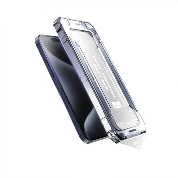 BOOM iPhone 15 Pro Härdat Glas Skärmskydd - 2 Pack