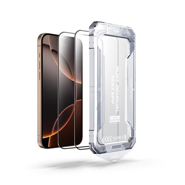 BOOM iPhone 16 Pro Max Härdat Glas Skärmskydd - 2 Pack